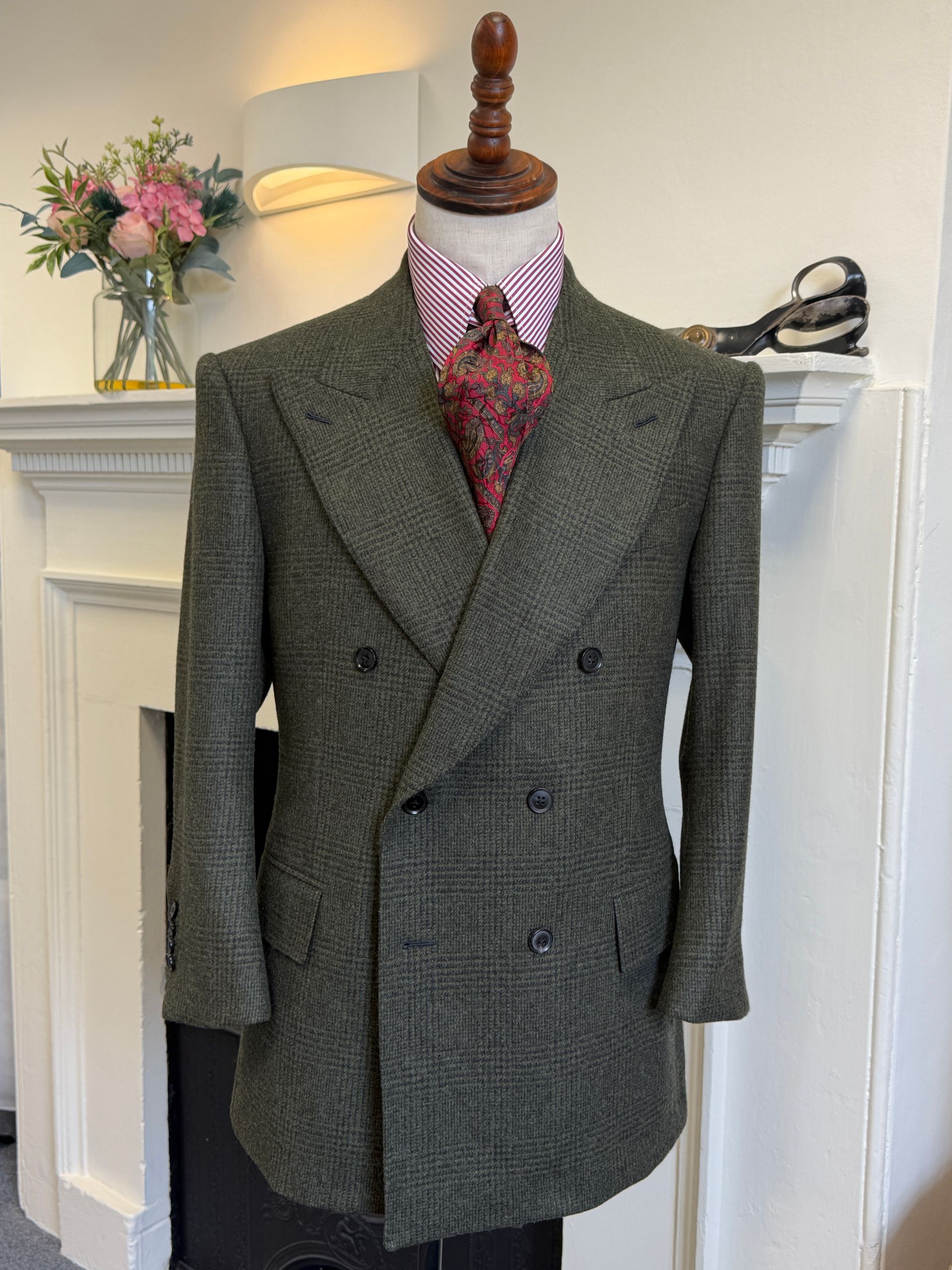 Bespoke Savile Row Seperate Jacket in Edward George Northleach Cotswold Tailoring Studio
