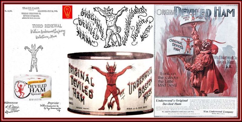 Vintage advertisements for Underwood's 