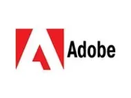 The adobe logo is red and white on a white background.