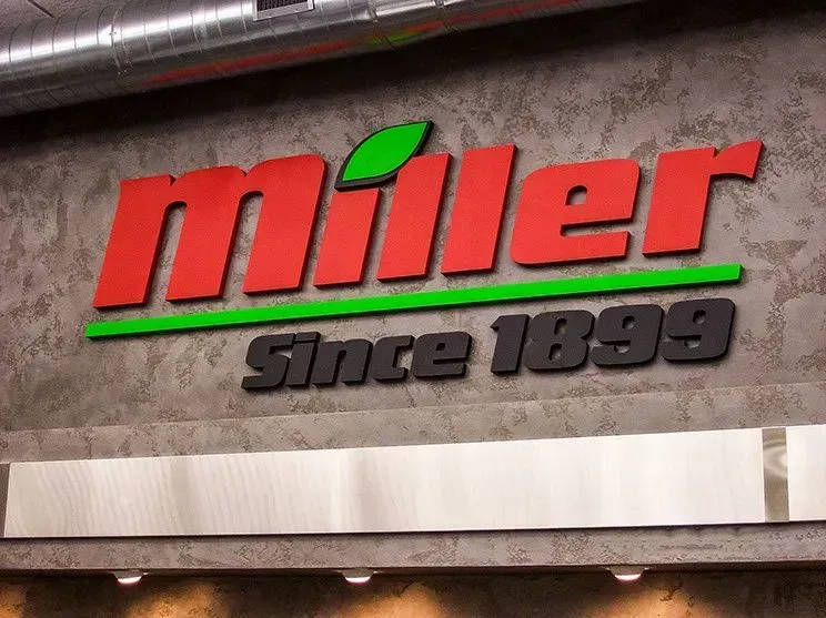 A miller since 1899 sign on a concrete wall