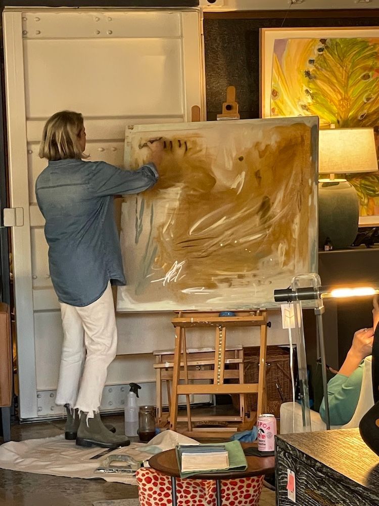 Kristen Abbot makes artwork