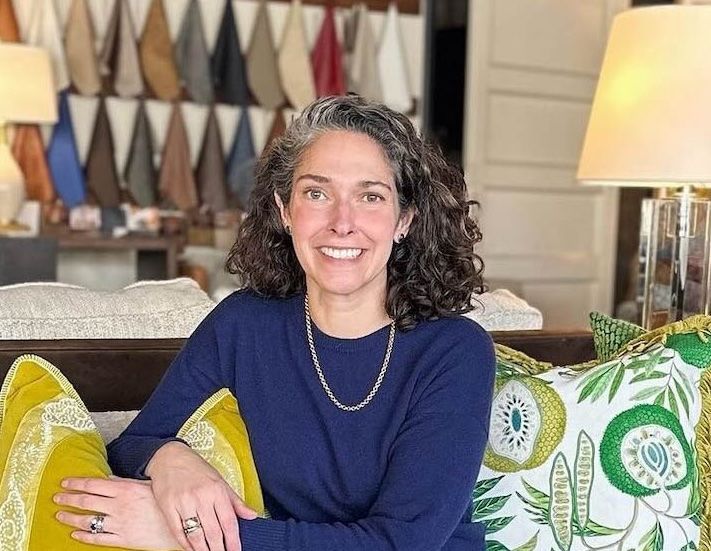Nadia Watts, Denver designer, at Design Wright Studios bon voyage party