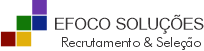 Logo for Efoco Soluções with colorful squares and the text