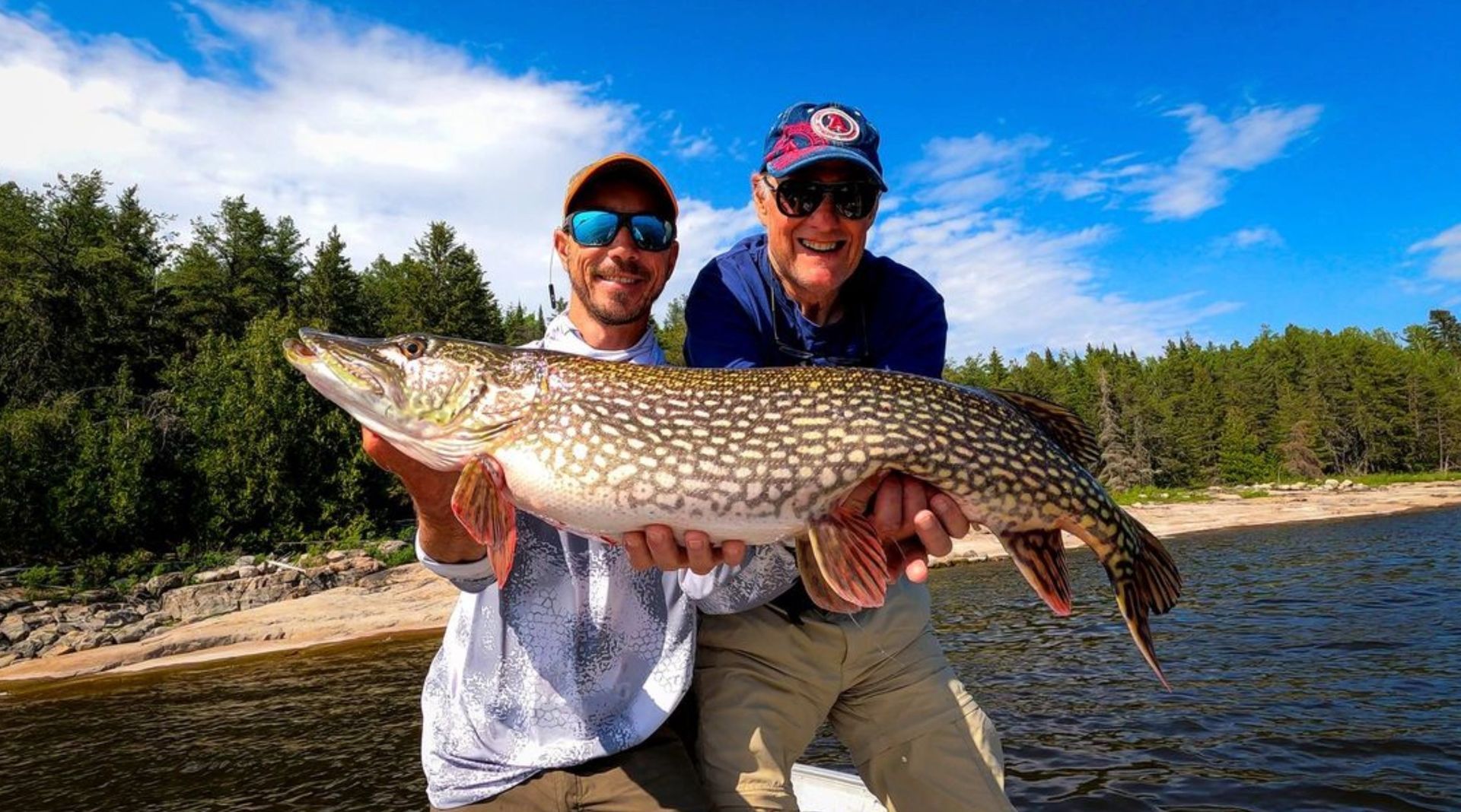 Bob with a 37 inch Northern Pike.