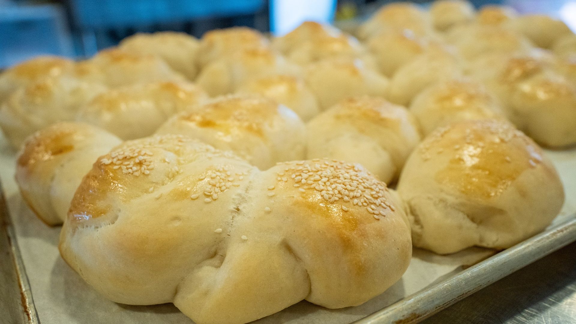 Homemade rolls made by Arlette each day at the lodge.