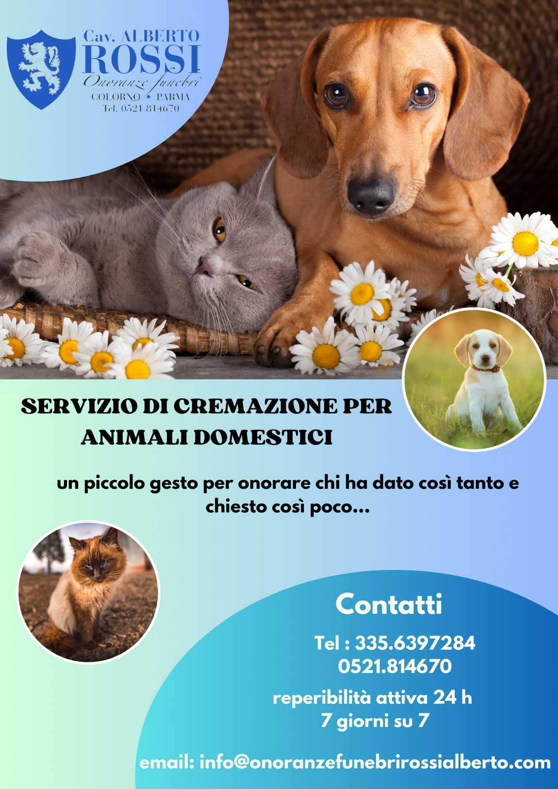 cremazione animali domestici