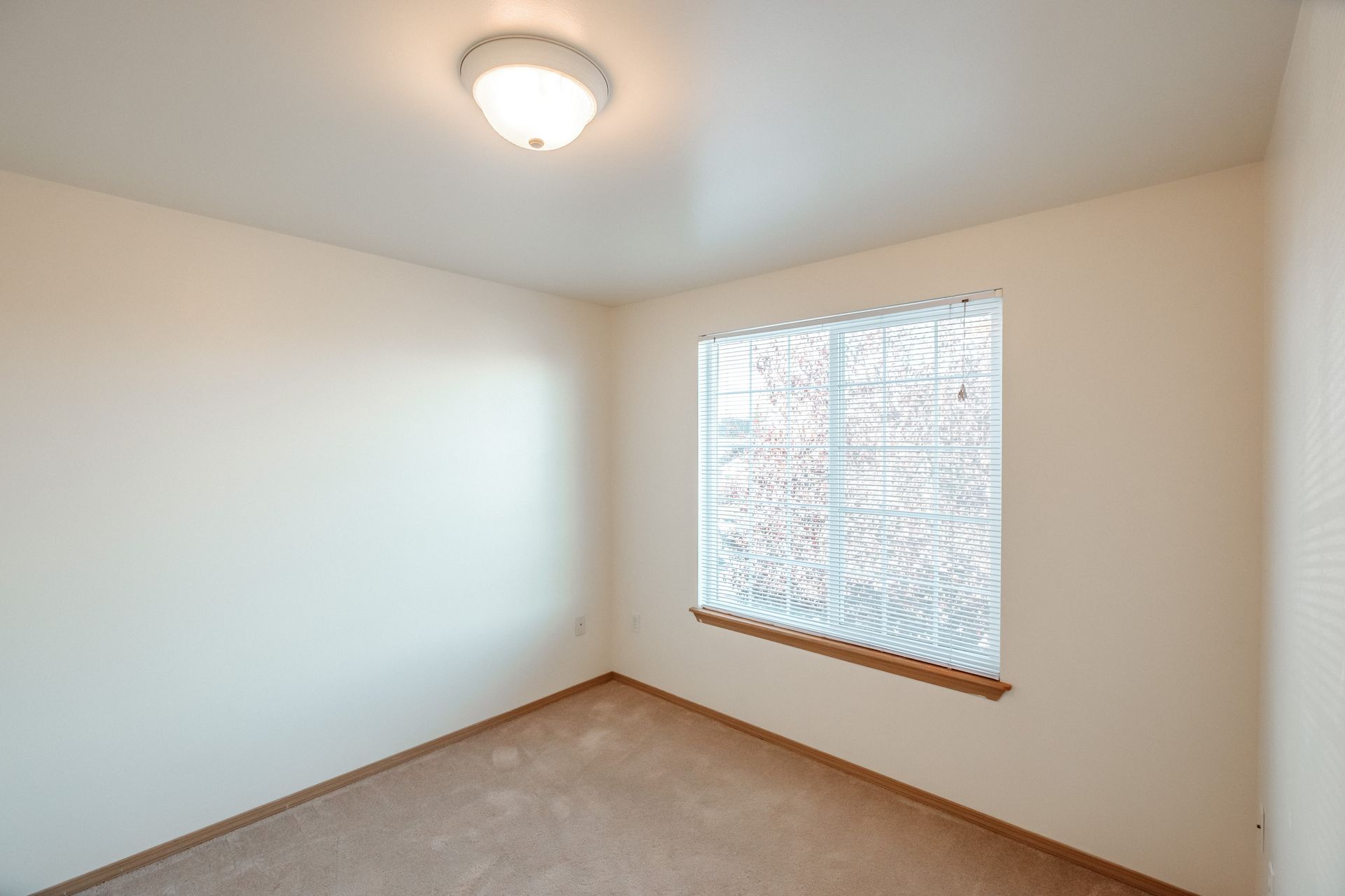 Mt. Vernon Town Homes in Albany Oregon, three-bedroom two and ½ bathroom – bedroom and window -3.