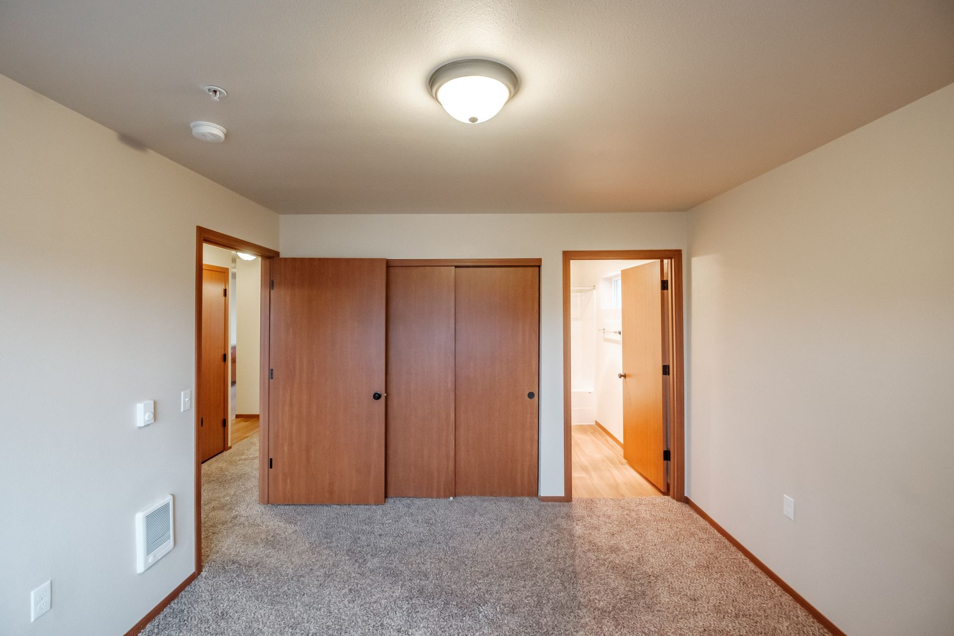 Lafayette Place Apartments in McMinnville, Oregon, near Linfield University – two-bedroom two-bath – master bedroom – 1. 