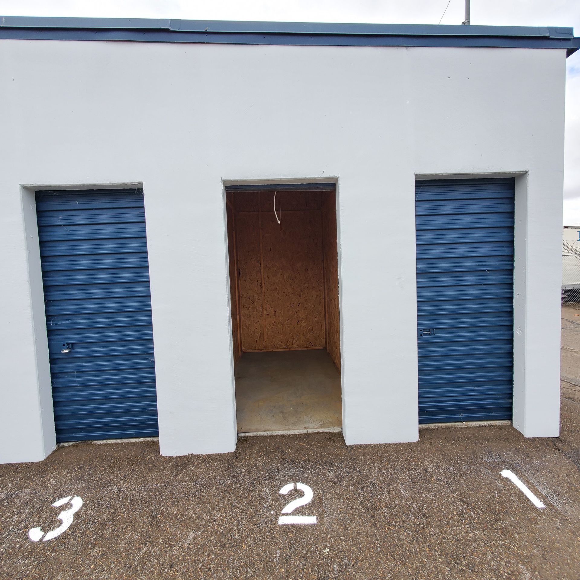 34 Self Store in Tangent Oregon, near Oregon State University – three small storage units. 