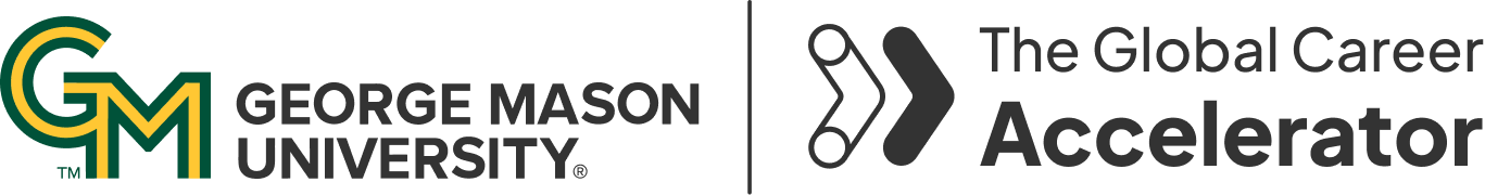 George Mason University and The Global Career Accelerator logos