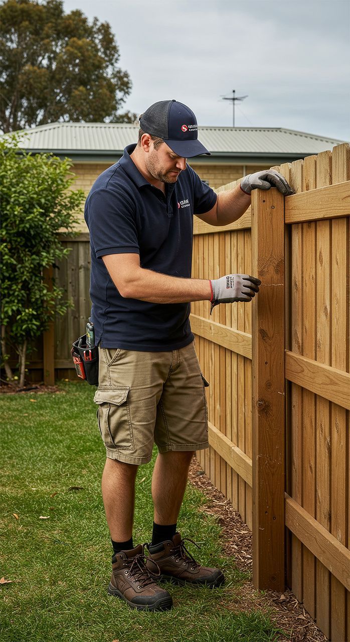 Professional Fence Repairs In Rural View
