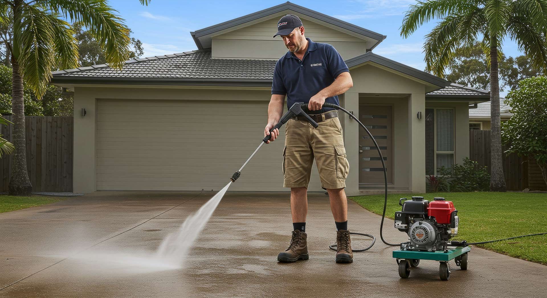 High-Pressure Cleaning For Driveways And Exteriors In Bucasia
