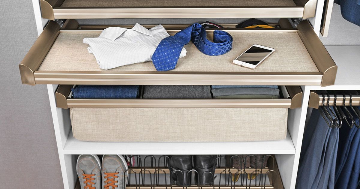 Small Reach In Closet System Installation