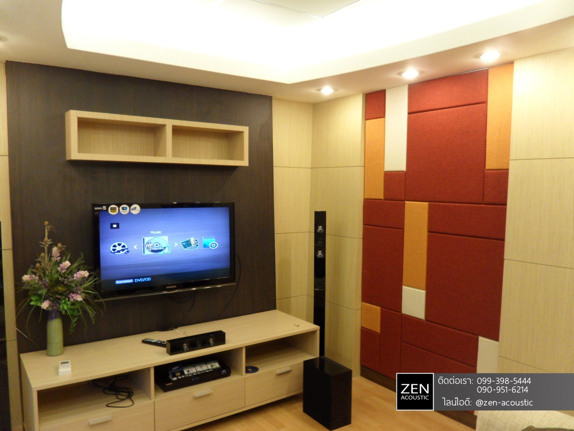 รับเหมาติดตั้งห้องเก็บเสียง โดย ZEN ACOUSTIC