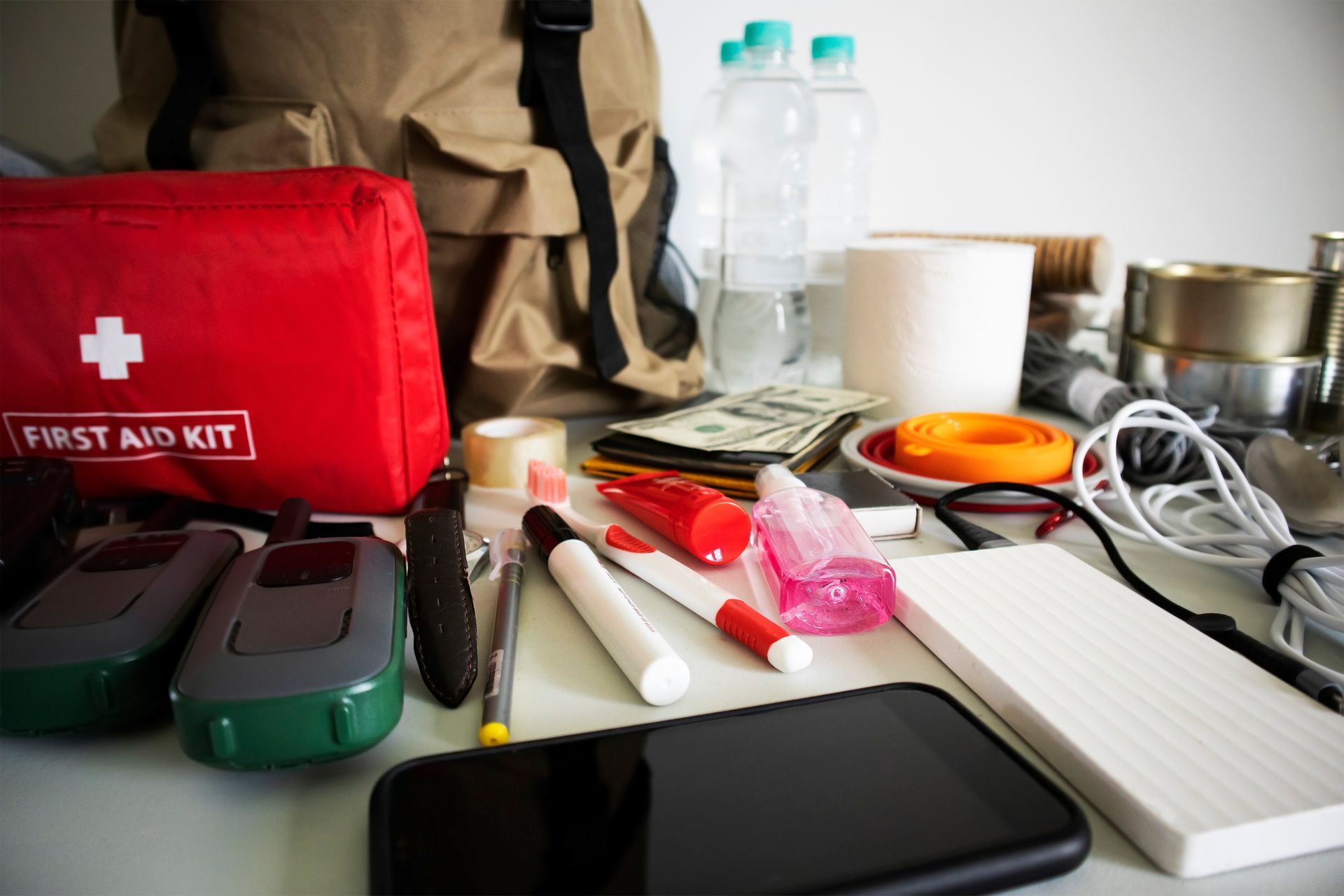 Safety Supplies On the Table