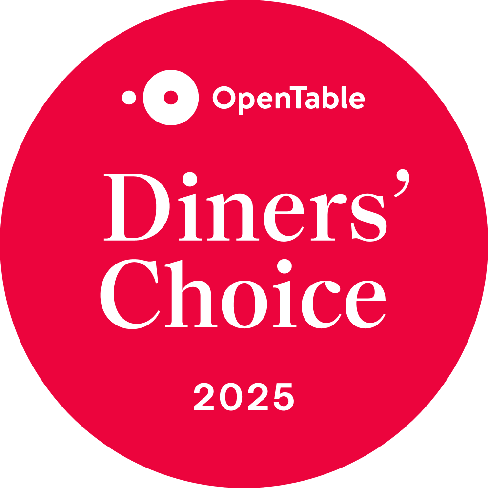 Siegel des Diners' Choice Award von OpenTable, für das Jahr 2025 an das Restaurant Platzhirsch in Olching verliehen