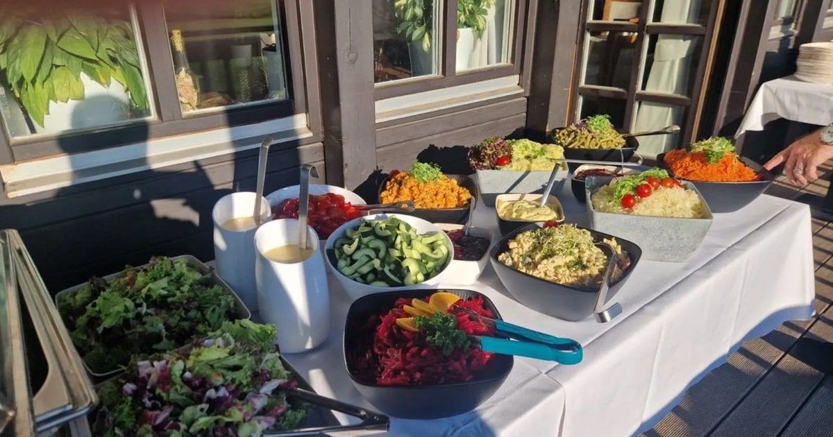 Buffet für eine Weihnachtsfeier im Restaurant Platzhirsch Olching