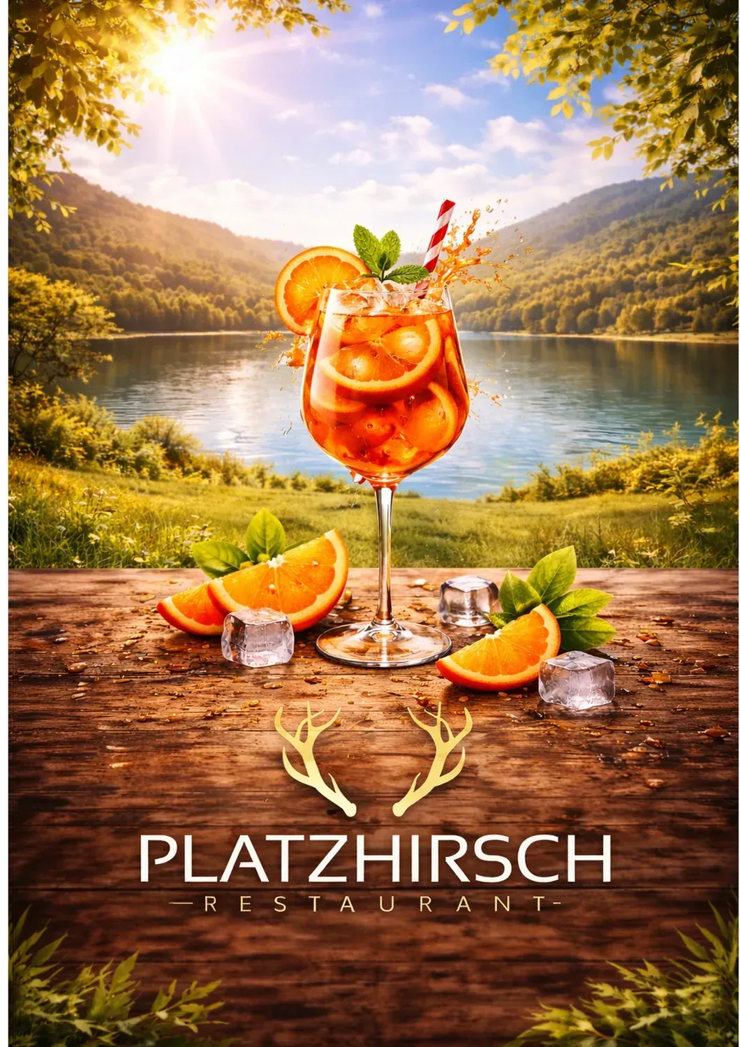 Plakat Spritz im Platzhirsch Restaurant Olching