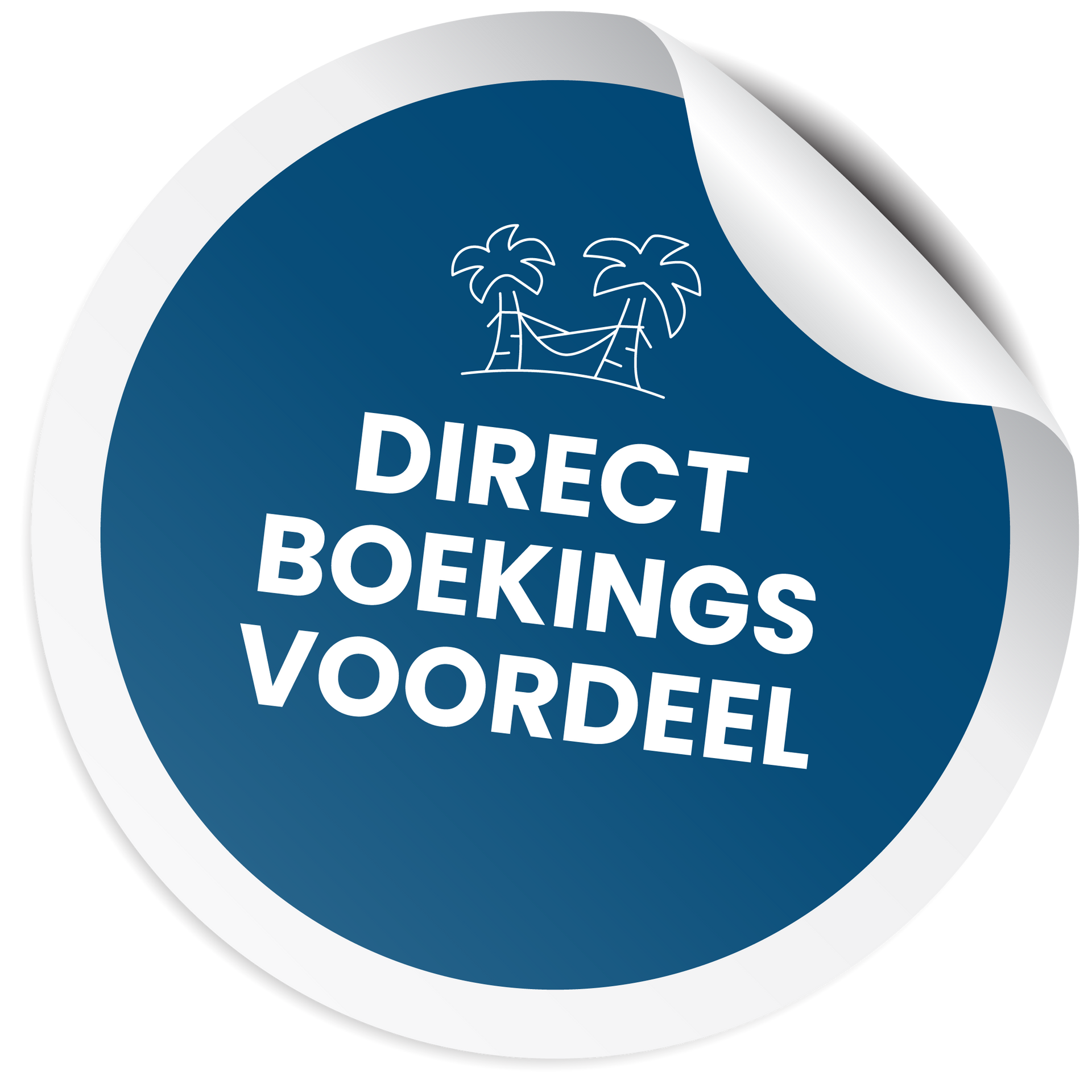 A sticker that says Herfst aanbieding
