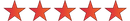 Five orange stars in a row, indicating a high rating or review.