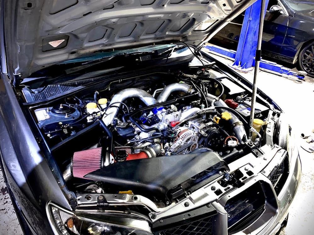 The Hood of a Car is Open and the Engine is Visible — AWS Mechanical in Stuart Park, NT