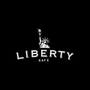 Black Liberty Safe logo with the Statue of Liberty above the word “LIBERTY” and “SAFE” below.