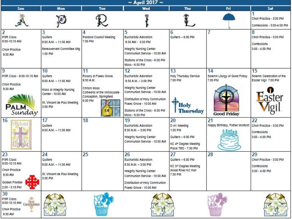 Color Calendar