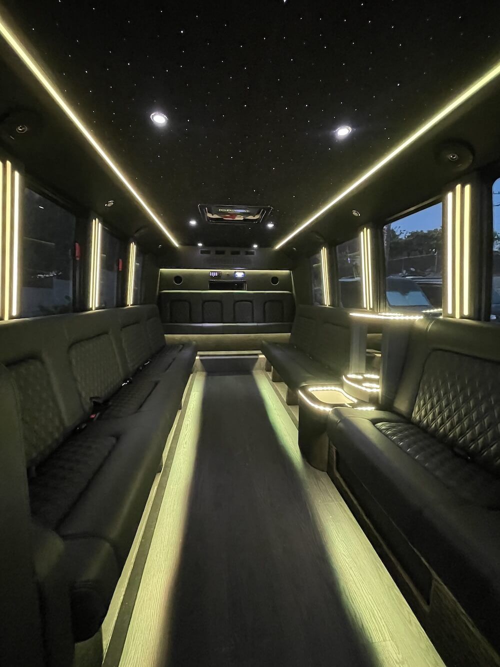 Party bus wine tasting Corona