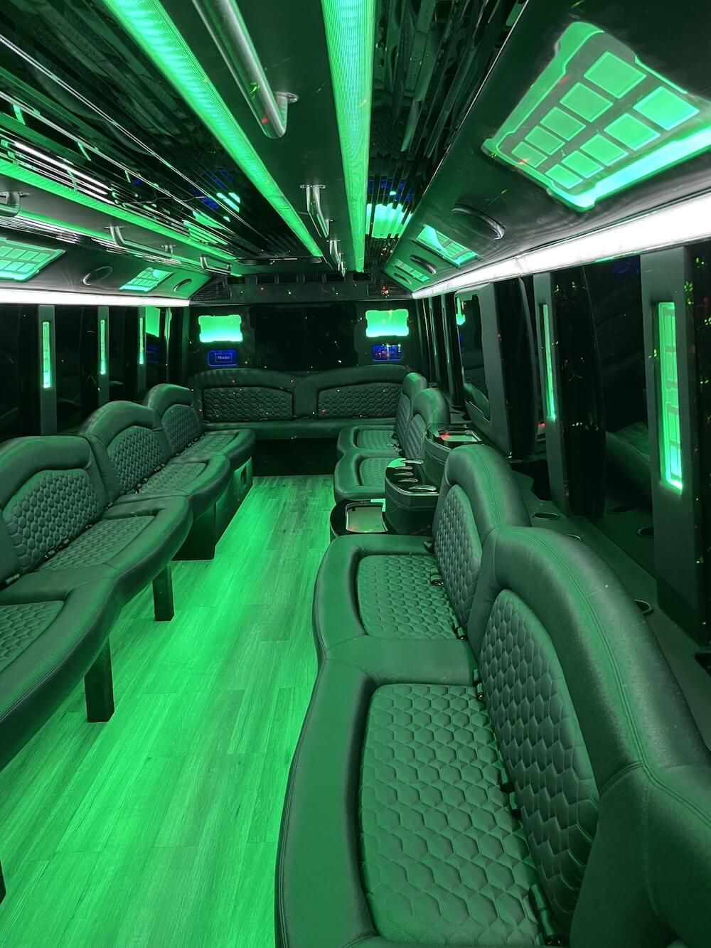 Limo bus winery tours Corona