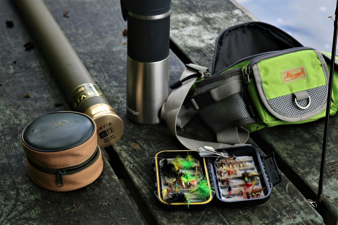 Trout and Bass fly fishing