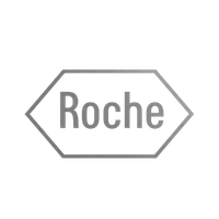 Gray Roche company logo inside a hexagonal outline on a white background