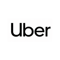 Uber logo in black text on a white background