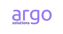 Argo Solutions logo in purple text on a white background