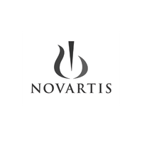 Novartis logo in black on a white background