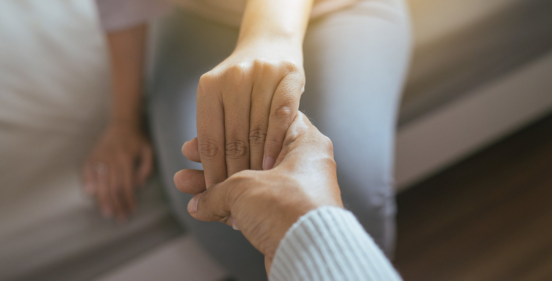hand holding