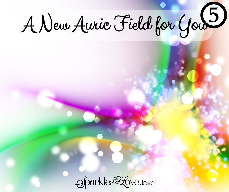 Colorful abstract graphic with bright white, green, purple, and yellow light bursts and the text “A New April Field for God.”