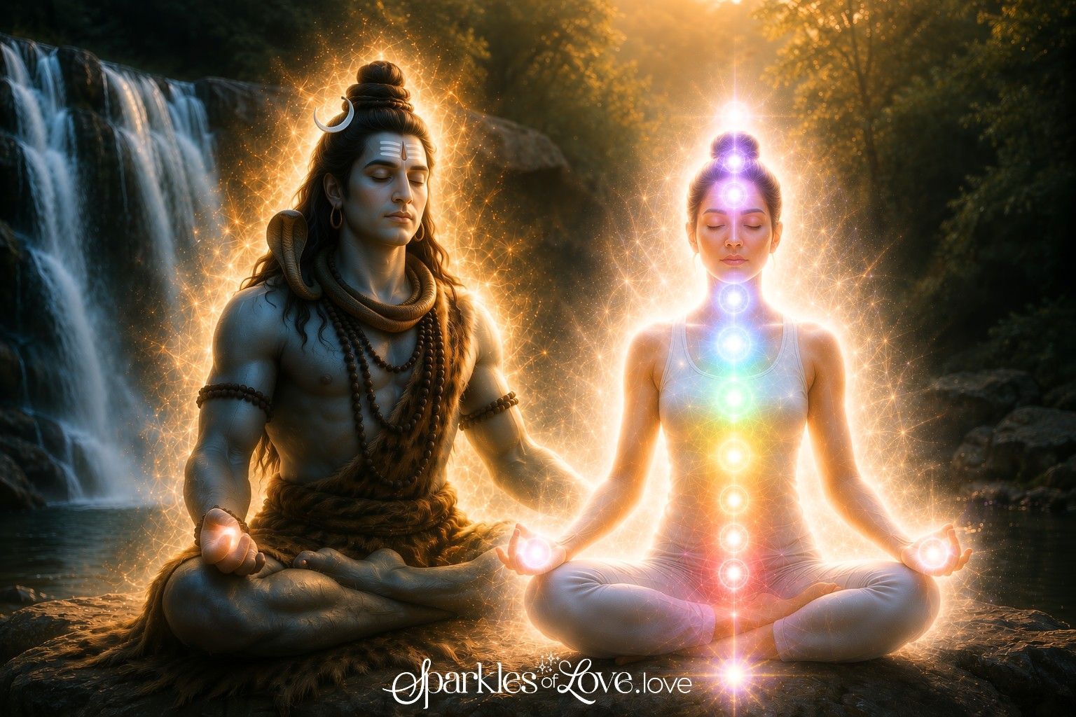 Shiva activating advanced chakras