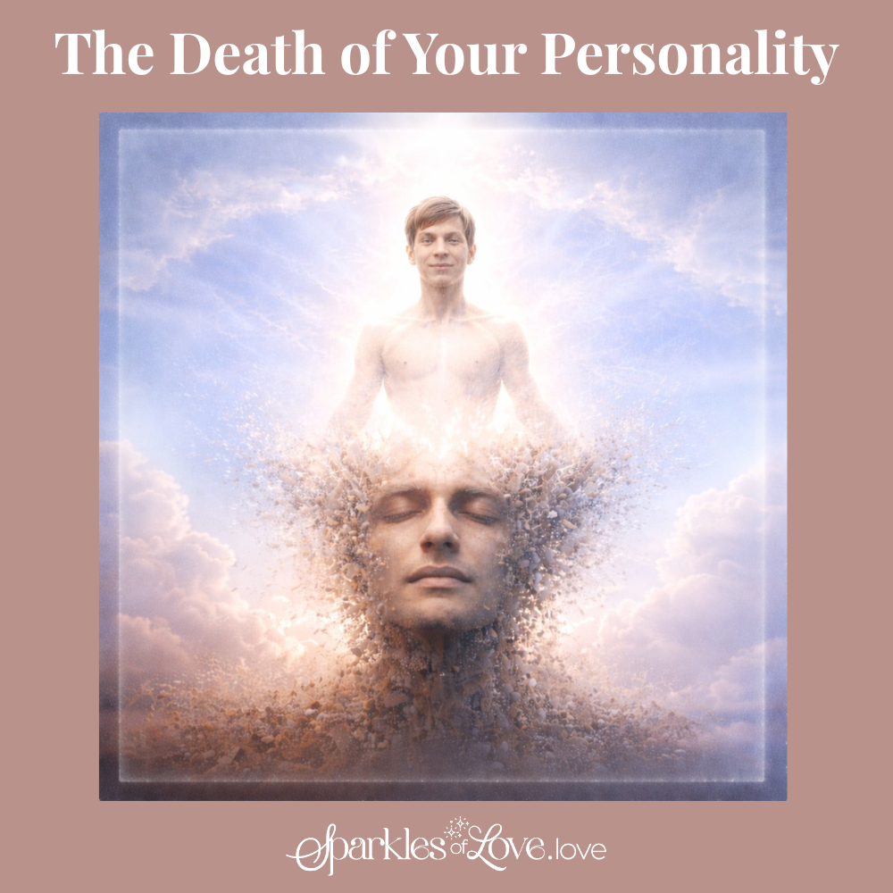 Album cover with a glowing human head dissolving into clouds beneath a standing figure
