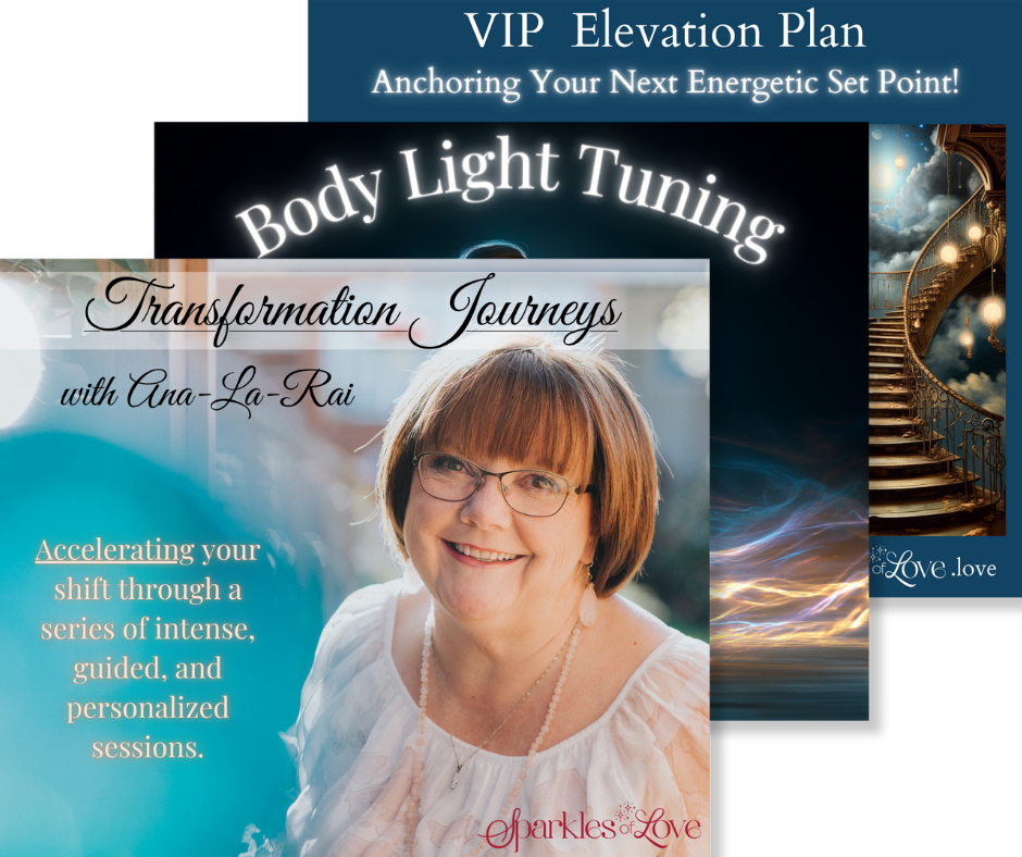 Four stacked wellness promo covers with a smiling woman and text