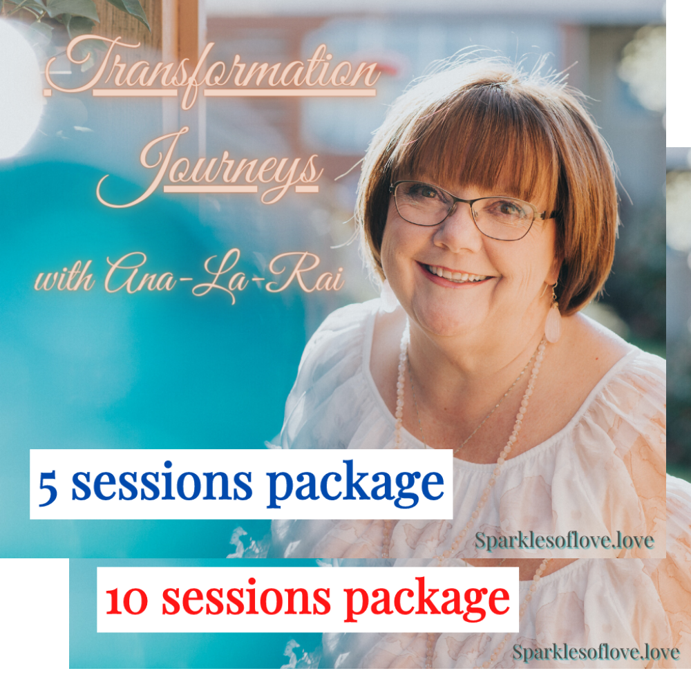 Transformation Journeys with Ina-La-Rae; smiling woman portrait and 5- and 10-session package offers