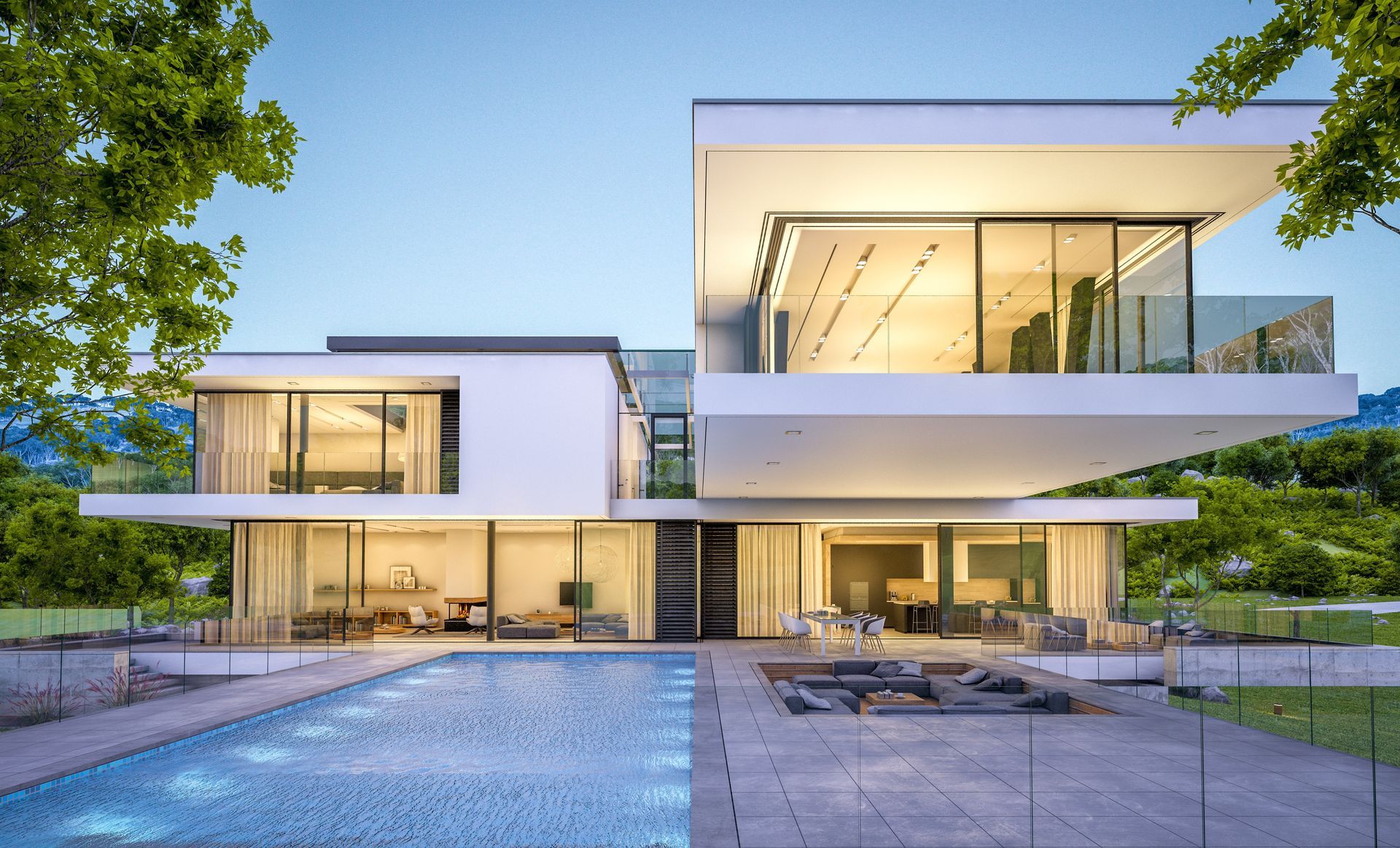 A custom-built luxury house in the suburbs, showcasing custom home building design. A custom-built luxury house in the suburbs, showcasing custom home building design.