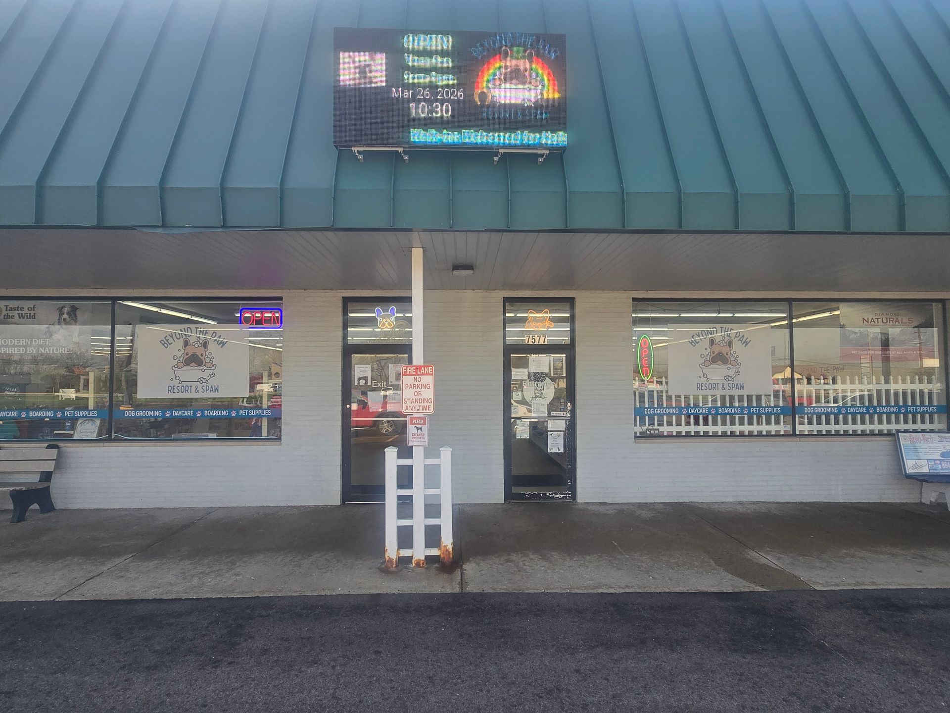 Exterior storefront of 