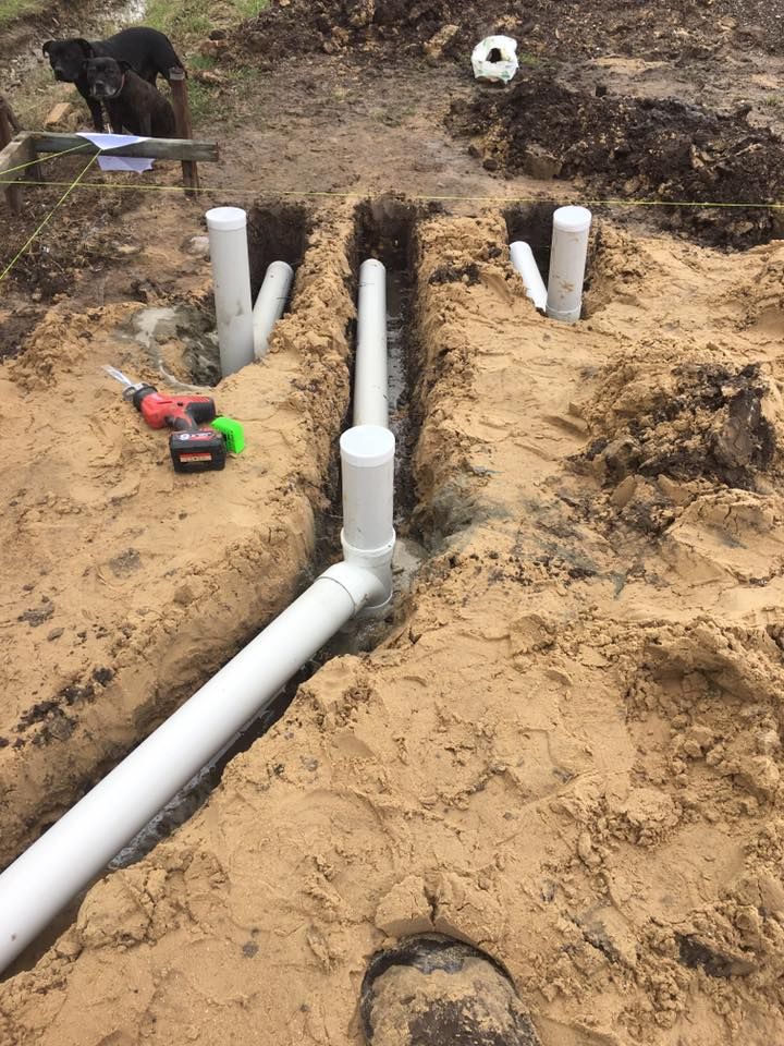 Drainage Being Dug Into the Ground — Medowie Plumbing & Gas In Medowie, NSW