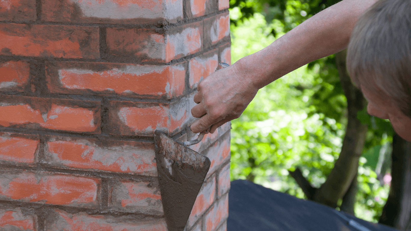 brick maintenance and mortar crack filling