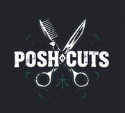 Logo for Narcos Menz Grooming: black and red barber tools overlayed on bold text.