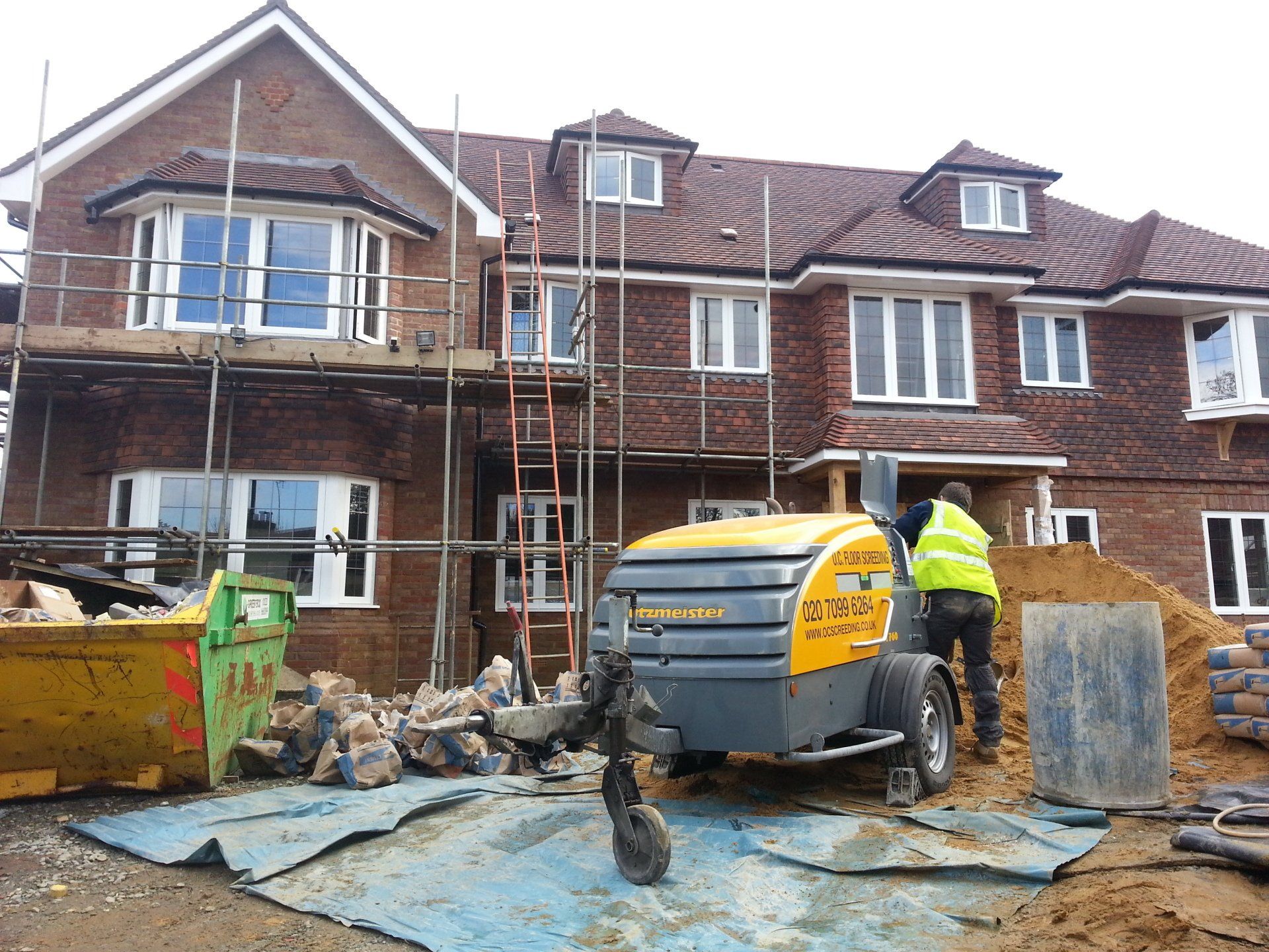 Fibre screed