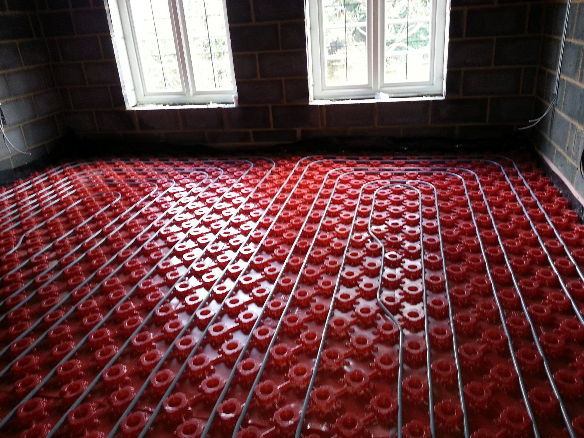 Fibre screed