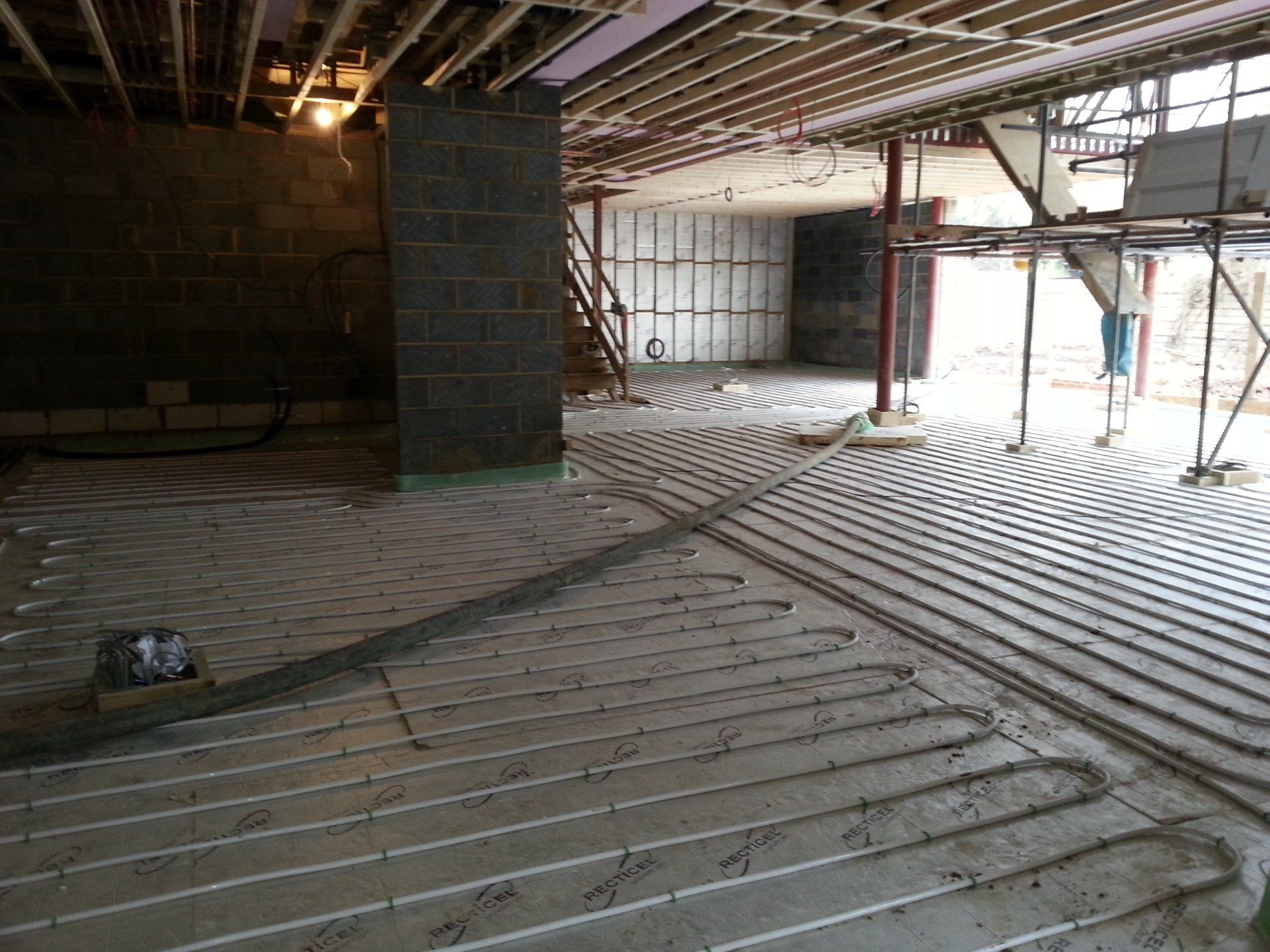 Underfloor Heating and Screed