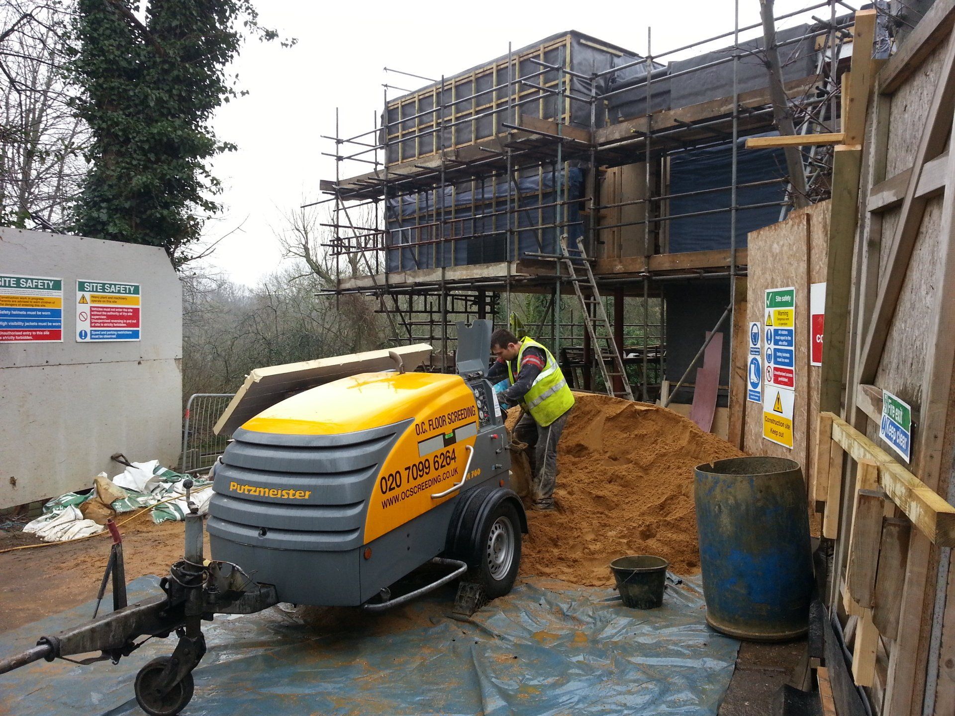 Screed Pumping