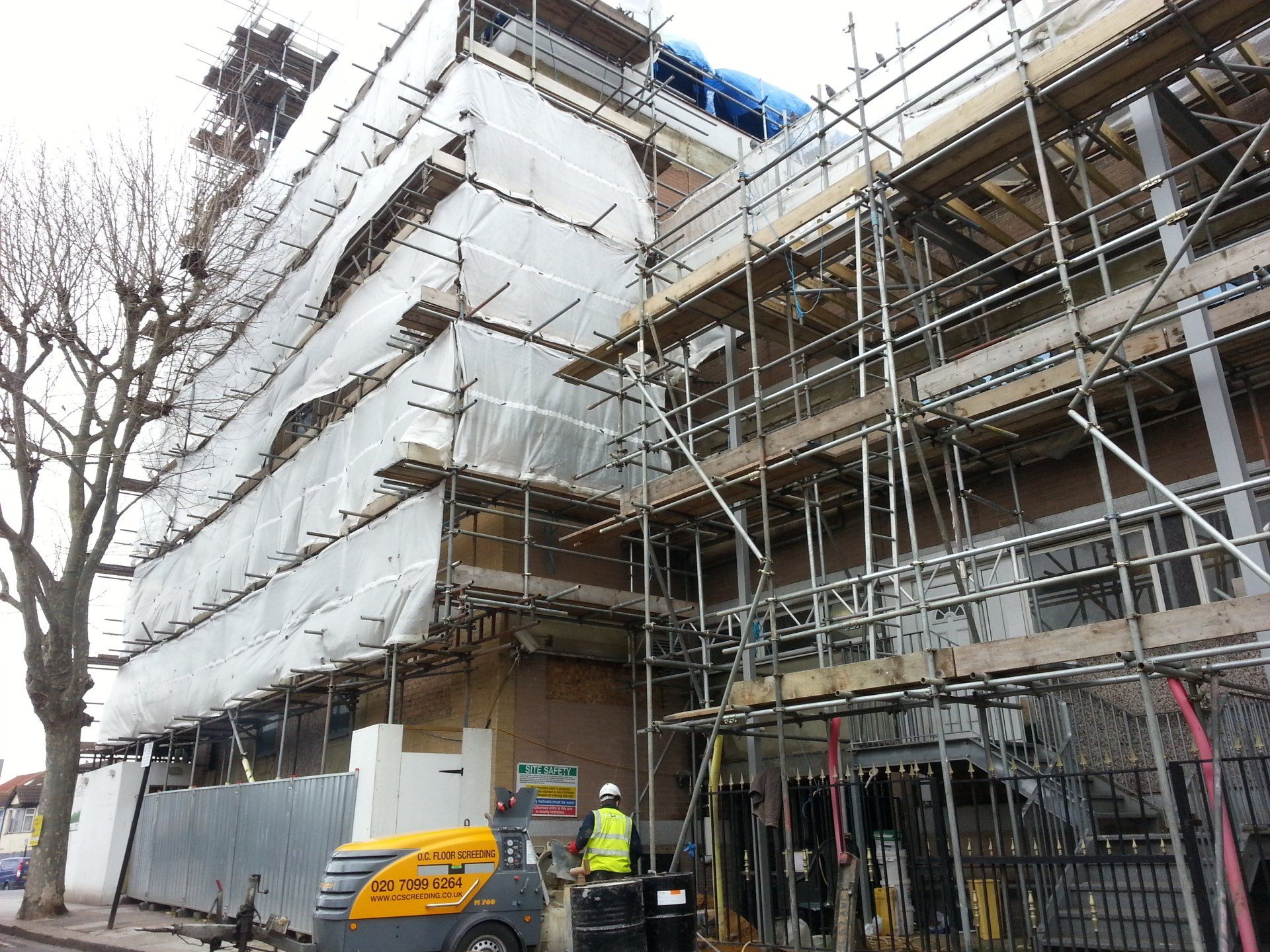Polymer screed